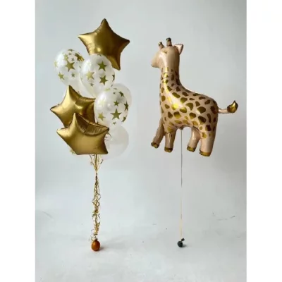 Композиция из шаров "Дикий жираф"